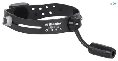 Riester Ri-focus LED Model 6090 Headlamp + 2x Batteries - New in Box - More Av