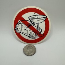 Rare Vintage Dont Drink And Drive Sticker Volkswagen Beetle Bug Decal 2.875 Rare Vintage Dont Drink And Drive Sticker Volkswagen Beetle Bug Decal 2.875