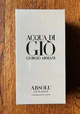 Giorgio Armani Acqua Di Gio Absolu 6.7oz Men's Eau De Parfum New
