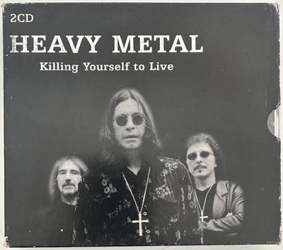 Heavy Metal - Killing Yourself To Live 2 x CD Compilation Black Sabbath