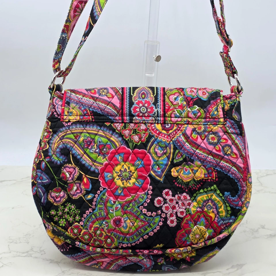 Bolso Bandolera Vera Bradley Montura Sinfonía en Tono Boho Floral Foto 4 de 4