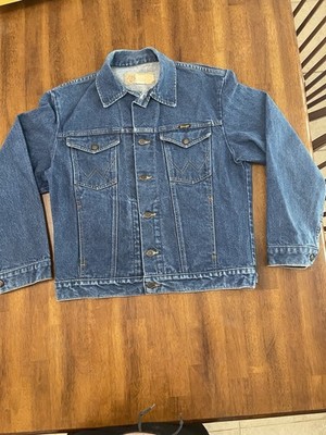 Vintage Wrangler Denim Jacket Mens M Western Cinch Back 70s 80s