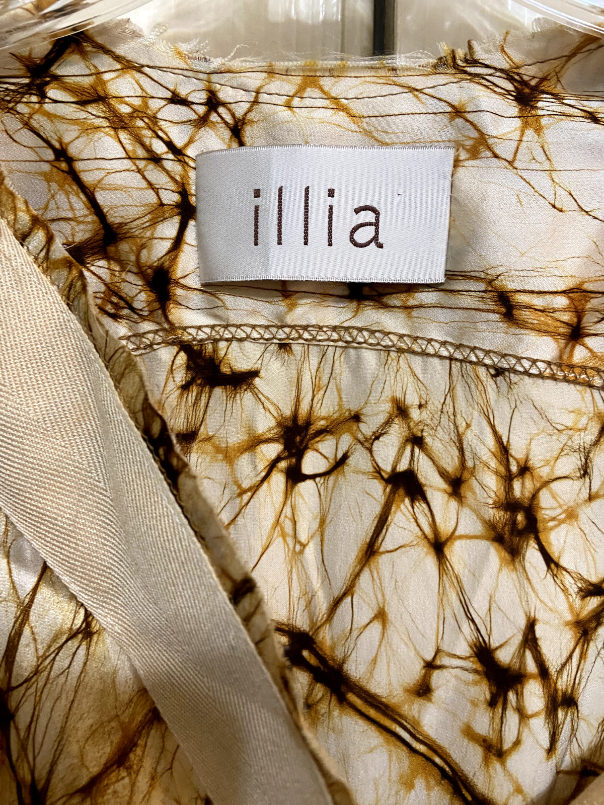 Illia Ladies Batik Pattern Draped Assymetrical  D… - image 3
