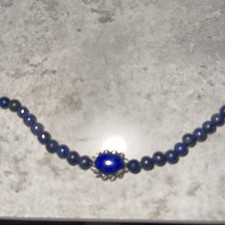 Lapis Lazuli 925 Sterling Silver 7” Bracelet BNWT