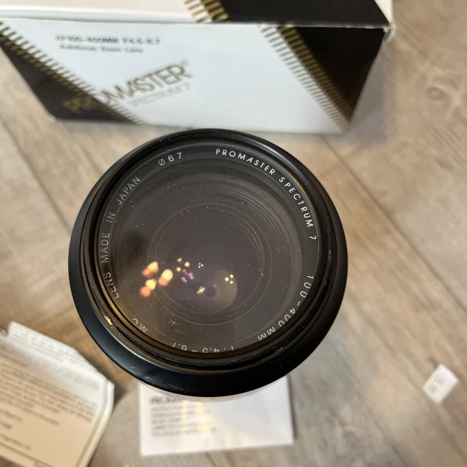 Promaster Spectrum 7 100-400mm F-4.5-6.7 autofocus zoom Lens Original Box - Image 4 of 4
