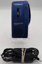 Olympus Pearlcorder S711 Microcassette Recorder Blue