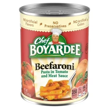🔥 Chef Boyardee Beefaroni in Tomato and Meat Sauce,Ready-to-Eat Meal, 15 oz.Can