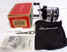 #15 Vtg Shakespeare 1969 Super Sport Casting Reel In Box w/Manual Wrench & Bag
