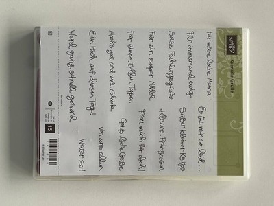 Stampin Up Stempelset Geniale Gruesse Clear Stamps 15 Stempel