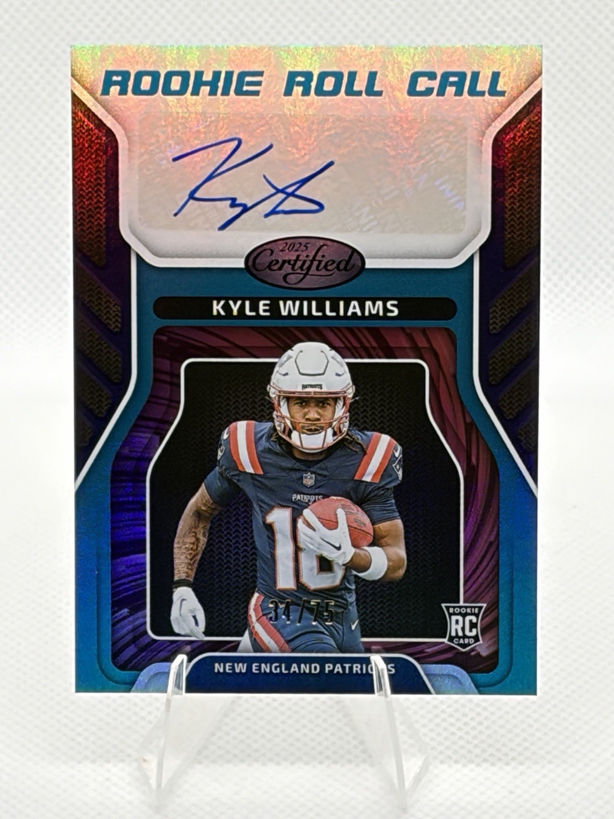 2025 Panini Certified - Rookie Roll Call Signatures Kyle Williams #RRC-KWS...