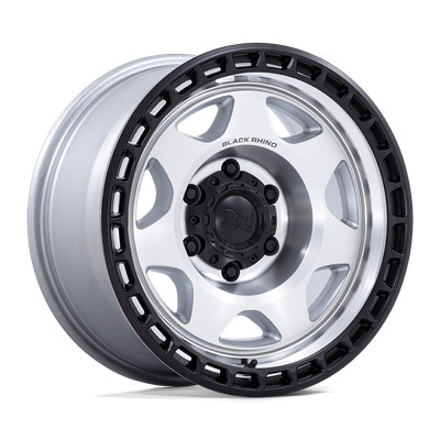 Black Rhino Wheels BR018 VOYAGER 17x8.5 6x135 0mm Silver/Black BR018SD17856300