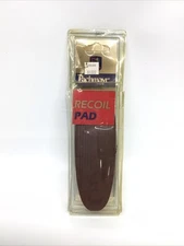 NOS Pachmayr Recoil Pad Skeet Deluxe Brown Large Ribbed Face Black Base