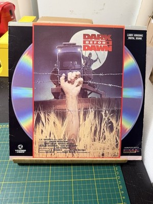 DARK BEFORE DAWN Laserdisc LD Cult Classic Mystery Action Thriller RARE Trash
