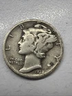 1938 MERCURY SILVER DIME ACTUAL Coin Get Today/Save/Fill Your Collection Good