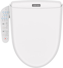 08 Smart Electric Bidet Toilet Seat with Warm Air Dryer Heated Adjustable Warm