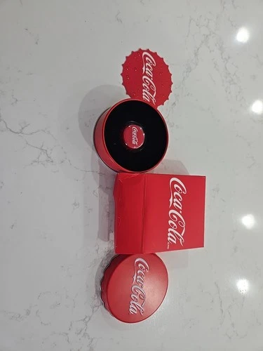 6 Gram Coca Cola Silver Bottle Cap..999 Fine. In Tin Sealed.