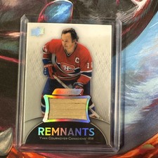 2023-24 Yvan Cournoyer Engrained Remnants Stick #R-YC Montreal Upper Deck