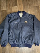 Vintage Blue Bell Ice Cream Employee Jacket XL Hartwell Sports Navy