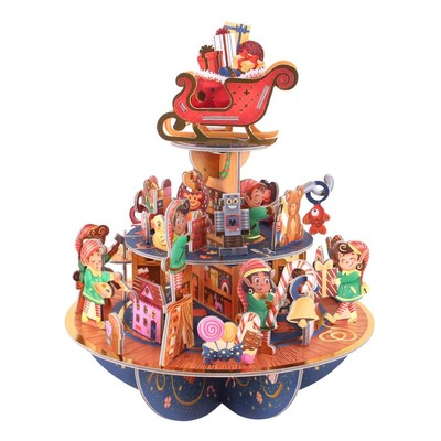 ELF LAB spirouette countdown elf workshop GORJUSS santoro 3D POP U