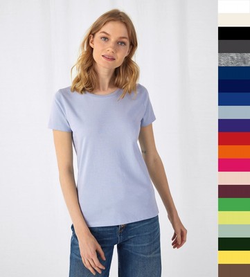 2er Pack Damen T-Shirt B&C Organic E150 Baumwolle organisch TW02B NEU