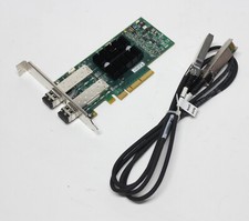 Mellanox ConnectX-2 MNPH29D-XTR Dual-Port 10GB SFP PCIe Card High Profile Cable