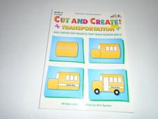 Cut And Create Transportation Workbook Pre-K-2 New
