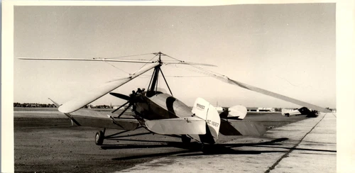 Kellett K-2 Autogyro Photo (3 x 5 in) Gyrocopter Gyroplane