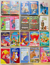 22x  VHS Kassetten Kinder +Jugendfilme, World Disney, Jurassic Park, Fantaghiro