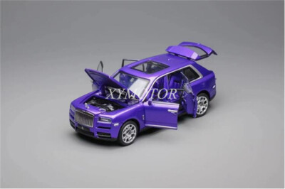 DCM 1:64 Rolls Royce Cullinan Diecast Model Car Metal Purple Gifts