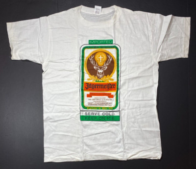 Jägermeister Alcohol T-Shirt / Vintage German / Size L Men's / E16