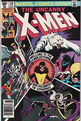 THE UNCANNY X-MEN Vol. 1 #139 November 1980 MARVEL Comics - Wendigo