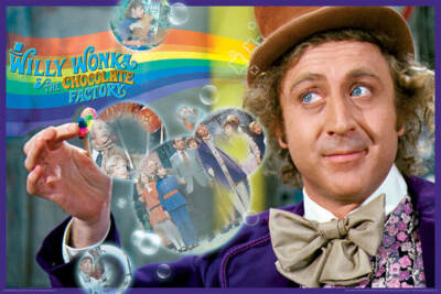 Willy Wonka - Rainbow Poster - 36'' x 24''