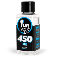1up Racing Pure Silicone Shock Oil, 450cSt / 36.25wt – 100mL, 100450