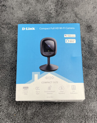 D-Link DCS-6100LH Compact Full HD Wi Fi Kamera - Schwarz
