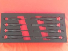 Britool Marque Of Skill Heavy Duty Pin Punch Cold Chisel Set In Foam
