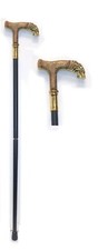 Wolf Shaped Cane - Walking Stick Staff Mobility Stick Wild Life Collection 36"