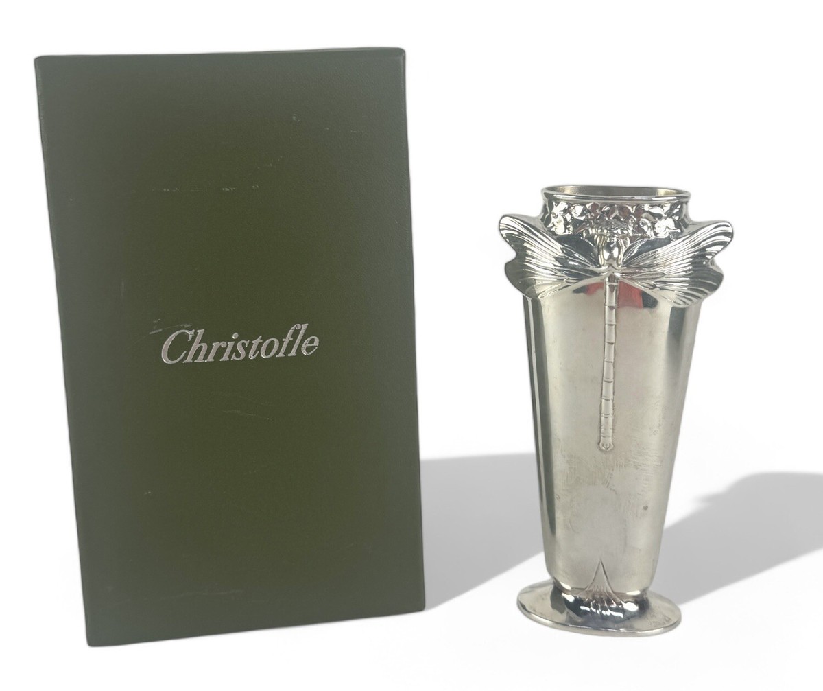 Christofle Silver-Plated Dragonfly 