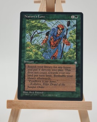 Nature's Lore Ice Age Magic Karte  MTG  englisch  (Naturgeheimnisse)