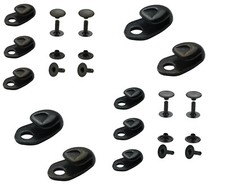20 Set Schn&uuml;rsenkel Haken Schuhhaken Nieten Laschhaken, Abspannhaken, Schuhhaken