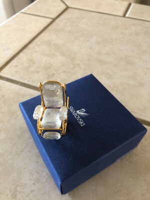 Swarovski Crystal Figurine Rocking Chair Gold & Clear. Pre-owned | eBay