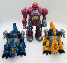 HAP-P-KID Cybotronics M.A.R.S Dinoforce And Robot Electronic Light Up & Sound
