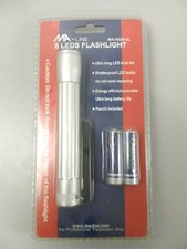 MA-LINE FLASHLIGHT 8 LED MA-502N-8L Light With Case Shatterproof Pouch