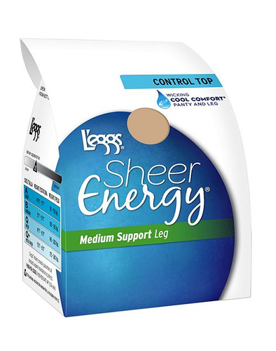 Leggs Sheer Pantyhose Energy Control 
