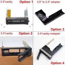 2.5 3.5 HYBRID Tray Caddy Adapter for Lenovo ST250 ST550 SR550 SR650 SR850 860