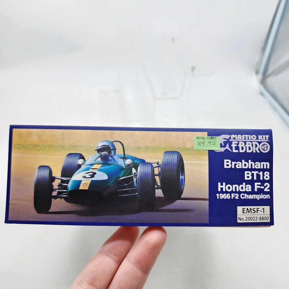Kit Coche Modelo 1/20 Ebbro Brabham BT18 Honda F-2 1966 F2 Champion Caja Abierta Nuevo Foto 2 de 4