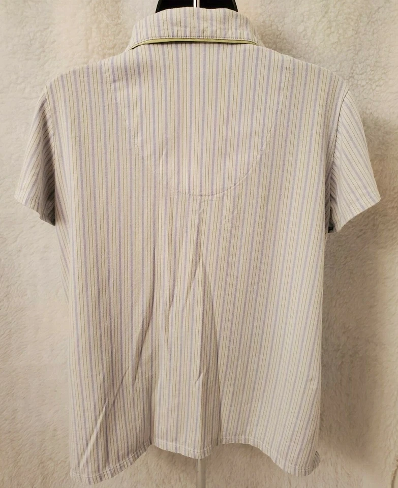 Juego de salón para dormir Simply Basic para mujer talla L grande 12/14 azul verde Foto 4 de 4