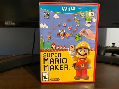 Super Mario Maker Nintendo Wii U Complete Authentic