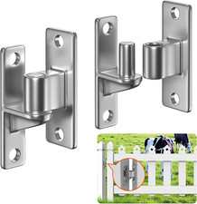 2pack Gate Hinges Heavy Duty, Wall Mount Gate Hinge Outdoor Chain Link Fence Har