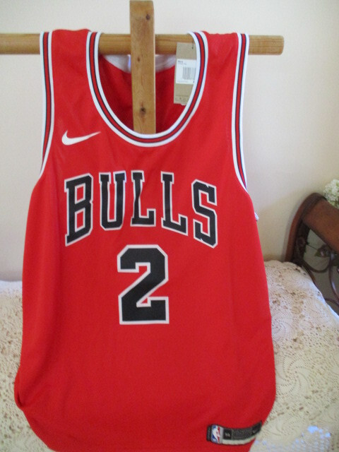 Nike Lonzo Ball Chicago Bulls NBA Swingman Jersey Men's Size 56
