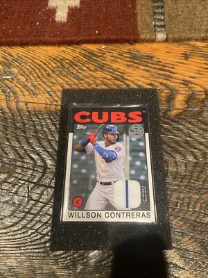 2021 Topps Series 1 Willson Contreras 1986 Relic Card #86R-WC *Game Worn Patch*